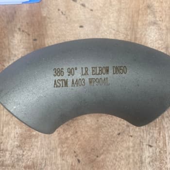 Mál ASME B16.28 90 gráðu olnboga